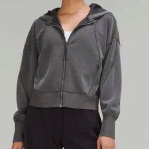 Lululemon Softstreme Pocketed Hoodie, full-zip, size 4